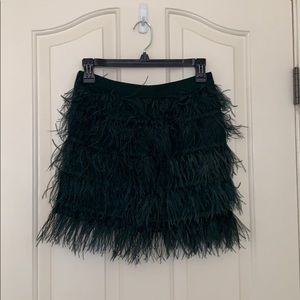 Gianni bini jade feather skirt